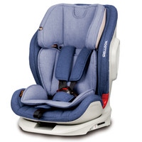 惠尔顿（Welldon）全能宝plus 宝宝汽车儿童安全座椅 ISOFIX接口 双固定 3C认证 9个月-12岁 凯旋蓝