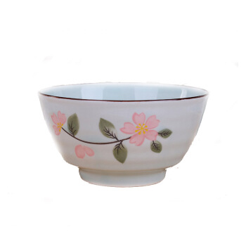 卡质（KAZHI） 厨具 4.5英寸 家用米饭碗陶瓷碗 饭碗餐具套装碗家用碗汤碗 10个装
