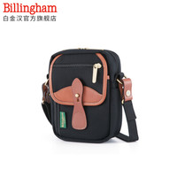 白金汉（Billingham）Compact 经典系列 男女通用单肩摄影包 一机（黑色/褐色皮 帆布款）