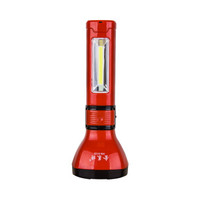 金莱特（KENNEDE）家用多功能节能LED充电式塑料手电筒 户外照明露营灯 KN-2112 红色迷你版