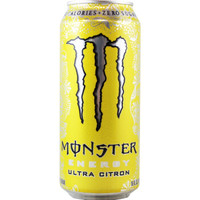  Monster Energy 鬼爪 Ultra Citron 黄系 功能饮料 473ml