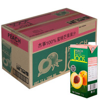 Joos 杰事 100%蜜桃芒果果汁 含蜜桃果肉 1Lx12盒