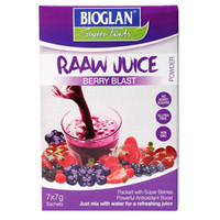 BIOGLAN 佳思敏 raaw juice 有机果汁粉 缤纷浆果味 7g*7袋
