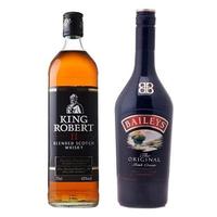 BAILEYS 百利 甜酒 & 苏格兰王二世40度威士忌 组合