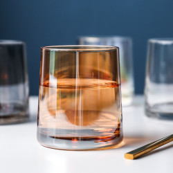 川岛屋网红水杯创意潮流可爱高颜值玻璃杯子ins风简约家用啤酒杯
