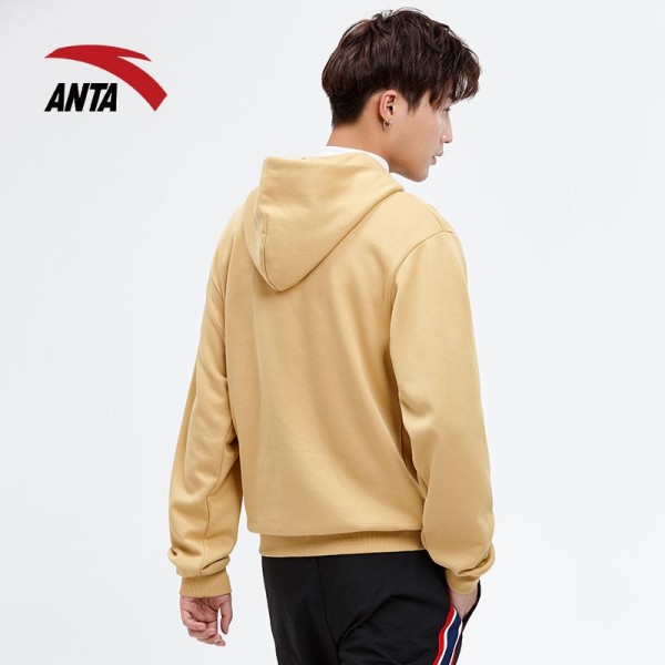 【anta/安踏运动卫衣】anta 95918729 男士长袖加绒连