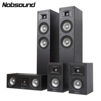 诺普声（Nobsound）S6 5.0家庭影院音响套装 家用客厅电视客厅音响 落地功放环绕音箱 5件套 黑色