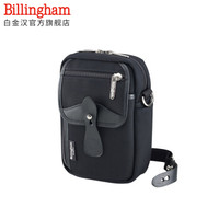 白金汉（Billingham）Airline 经典系列 单肩摄影包 男女通用 一机（黑色/黑皮 帆布款）