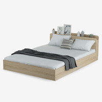 好事达易美 定制1.8米双人床 简约现代储物板式床 TC005