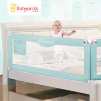 Babyprints儿童床护栏宝宝床围栏婴儿防摔床挡板防护栏 单面1.8米 绿色