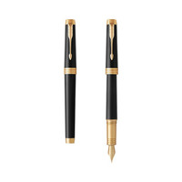 派克（PARKER）钢笔/签字笔新款首席系列 丽雅黑色金夹轻奢商务礼品