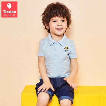 TINSINO 纤丝鸟 男童短袖T恤Polo衫