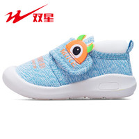 双星童鞋新款宝宝婴幼儿童鞋学步鞋机能鞋软底舒适透气春款 ET-8817 蓝色 160