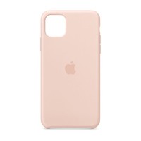 蘋果Apple 原裝iPhone 11 Pro Max 硅膠保護殼 手機殼 砂粉色