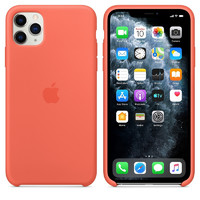 蘋果Apple 原裝iPhone 11 Pro Max 硅膠保護殼 手機殼 柑橘橙色