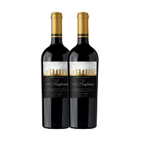 智利进口 7个人 特别珍藏级赤霞珠2015红葡萄酒瓶装红酒 750mlx2支 13%vol.