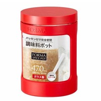 ASVEL玻璃调料罐00980003红470ml