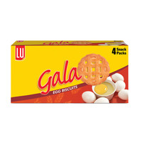 原装进口 露怡（LU） 饼干蛋糕 Gala鸡蛋饼干 208g *10件