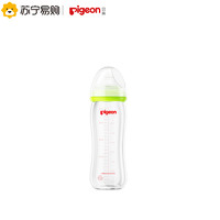 Pigeon 贝亲 自然实感系列 玻璃奶瓶 160ml