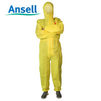 安思尔（ansell）MICROCHEM3000 标准型连体衣 工作服 防护服 生化防化服 XL码【可定制】