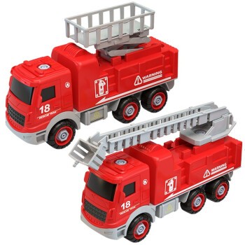知识花园  DIY拆装消防车（2只）