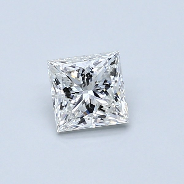 5克拉公主方形钻石(非常好切工,g级成色,si1 净度)