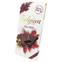 Belgian 白丽人 85%黑巧克力 100g  限plus会员 *7件