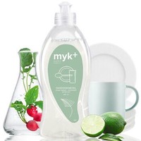 洣洣（MYK+） 无香浓缩洗洁精500ml碗盘餐具清洗液去油不伤手丹麦进口适用孕妇 *2件
