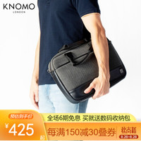KNOMO英国Princeton单肩包男士休闲电脑包商务公文包时尚潮流背包男手提包 灰色