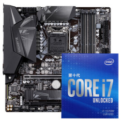gaming x 主板 英特尔(intel)i7-10700k 酷睿八核 主板套装/cpu主板