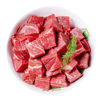 伊赛 巴西原切牛腩块 2kg 进口草饲牛肉 生鲜 红烧炖煮