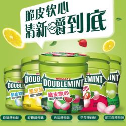 绿箭 脆皮软心薄荷 糖80g*6瓶