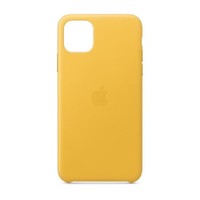 Apple iPhone 11 Pro 皮革保護殼 - 橙檸黃色