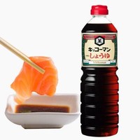 日本进口 万字浓口酱油 Kikkoman 龟甲万寿喜烧牛肉饭调料汁1L *2件+凑单品