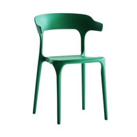 家用餐椅塑料椅靠背椅*4 *4件
