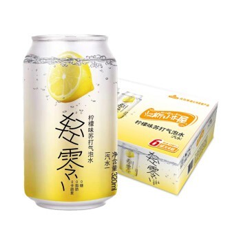商品汉斯小木屋 轻零 柠檬味气泡水 320ml*24罐