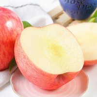 陕西洛川苹果延安水果当季新鲜时令红富士苹果6枚大果整箱包邮