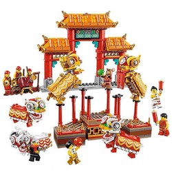 乐高积木_lego 乐高 新春系列 80104 舞狮多少钱-什么