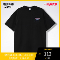 Reebok銳步官方CL X MU VT TEE3男女夏季復古休閑短袖T恤GJ9997