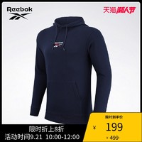 Reebok銳步官方CL X MU VT HOOD2男女夏季復古休閑連帽衛衣GK0009