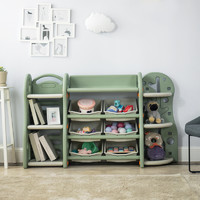 babycare儿童玩具收纳架 幼儿园宝宝玩具书柜整理架书柜大容量多层置物架