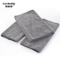 京东PLUS会员：车旅伴(Car Buddy)加厚双面洗车毛巾 40*30cm 三条装 汽车用品HQ-QX054 *8件