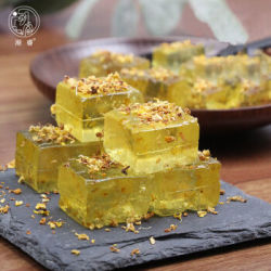 桂花糖软糖桂林特产果糖零食水晶糕桂花糕橡皮糖
