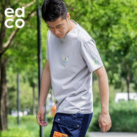 EDCO&EYE WATER E20SDAUB2M27 联名款情侣T恤