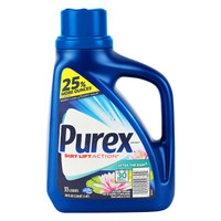 京东PLUS会员：Purex 普雷克斯 高倍浓缩洗衣液 1.47L *3件