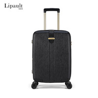 新秀丽旗下Lipault万向轮静音行李箱 可扩容拉杆箱男女同款旅行箱 GR5钢琴黑20英寸