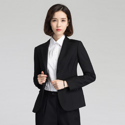 罗蒙女式西服套装韩版修身正装商务职业装女士工作ol通勤西装