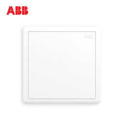 abb开关插座远致白墙壁86型开关面板空白面板ao50410件