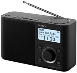 sony索尼xdrs61dbcek具有高品质声音的便携式数字收音机黑色