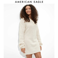 AEO秋季新款女士中长款纯色毛衣连衣裙American Eagle 1399_5454